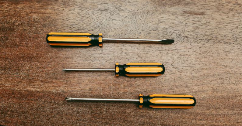 Quick Repairs - Screwdrivers Lying on Table