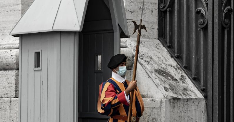 Swiss Army - Swiss Guard in Uniform on Duty