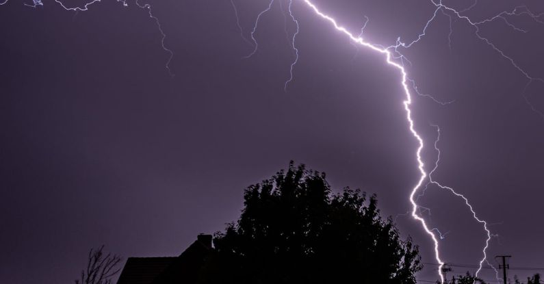 Leatherman Surge - Lightning Flashes over the Night Sky