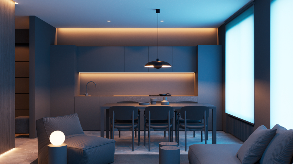 lighting in the kitchen